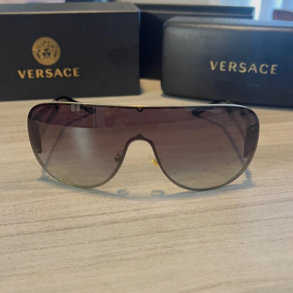 Versace Shield glasses